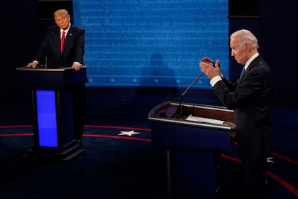El debate entre Donald Trump y Joe Biden será este jueves 27 de junio a las 21 hs del este de EE.UU. y se emitirá por CNN (Copyright 2020 The Associated Press/Morry Gash)