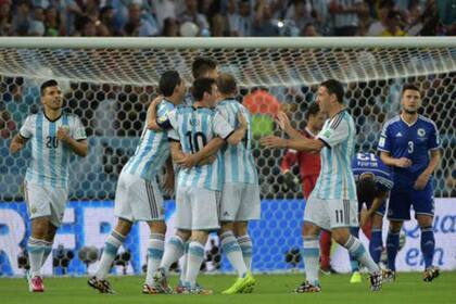 El debut de Argentina en Brasil 2014