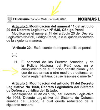 El decreto del Gobierno