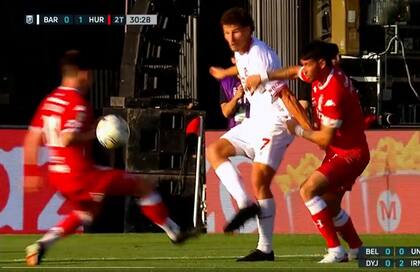 El defensor Tomás Guidara declaró que lo que pasó en la cancha "no es fútbol"