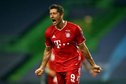 Robert Lewandowski, goleador con 15 en la Champions que conquistó Bayern Munich, que vuelve a ser candidato