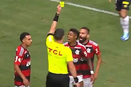 El delantero recibió la amonestación durante un partido del Brasileirão el 1 de noviembre de 2023