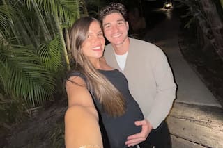 La escapada romántica de Julián Álvarez y su novia antes de ser papás primerizos