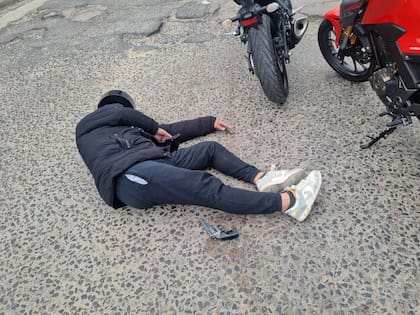 El delincuente murió en el lugar del hecho