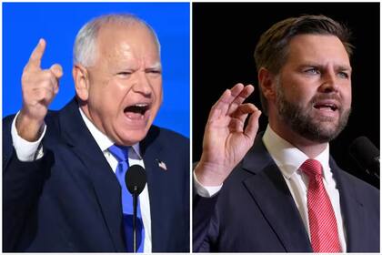 El demócrata Tim Walz se enfrenta al republicano JD Vance el próximo 1° de octubre en la ciudad de Nueva York