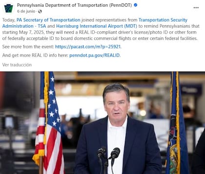 El Departamento de Transporte de Pensilvania realizó un evento en junio de este año para recordar a los residentes que la fecha límite para tramitar la Real ID está cerca