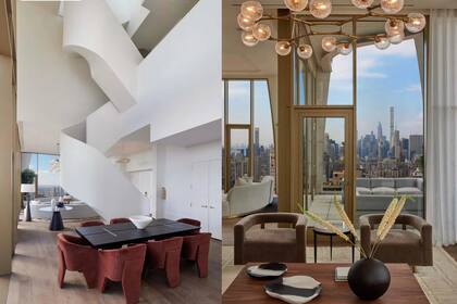 El departamento que sirve como locación de Succession tiene tres pisos de espacio habitable, con espectaculares vistas de Nueva York