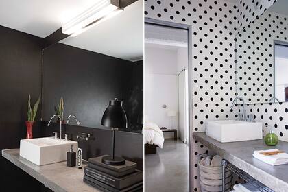 El departamento tiene dos tocadores: un toilette en la planta baja y un baño en la planta de arriba