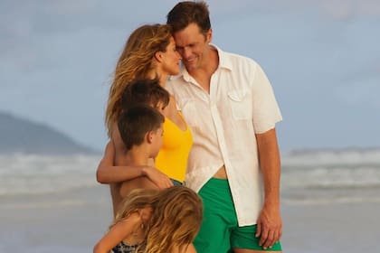 Bundchen y Brady en momentos felices