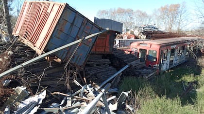 El depósito de chatarra de Pilar donde se encontraba el vagón de subte que luego se transformó.