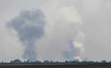 El depósito militar, situado cerca de Dzhankói, en el norte de Crimea, "fue dañado el 16 de agosto por la mañana por un acto de sabotaje", afirmó el ejército ruso.