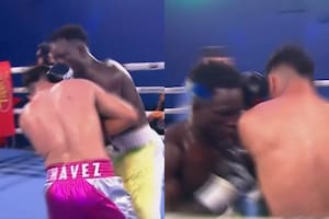 El increíble KO de Touba Niang, el vendedor ambulante senegalés que pelea en la Argentina