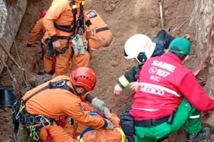 Tres obreros heridos por un derrumbe durante una excavación en Núñez: "Quedaron atrapados"