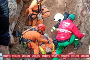 Tres obreros heridos por un derrumbe en una excavación de Núñez