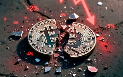 El desplome de bitcoin alcanza cerca del 46% desde su máximo de octubre
