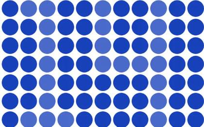 El desafío es encontrar las líneas ocultas en las esferas azules