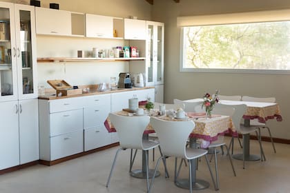 El desayuno en Hostería del Nómade.