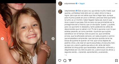 El descargo de Coti Romero en Instagram