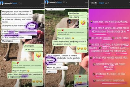 El descargo de Ivana Nadal para todos los que la critican por su cambio físico