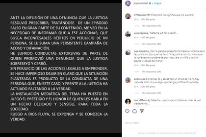 El descargo de Jey Mammon tras la entrevista de Lucas Benvenuto