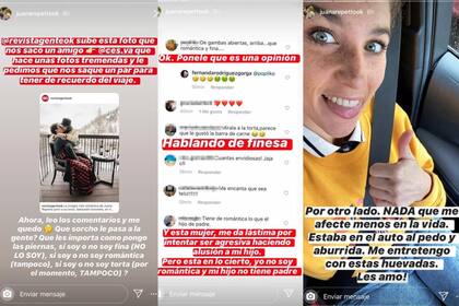 El descargo de Juana Repetto en sus historias de Instagram
