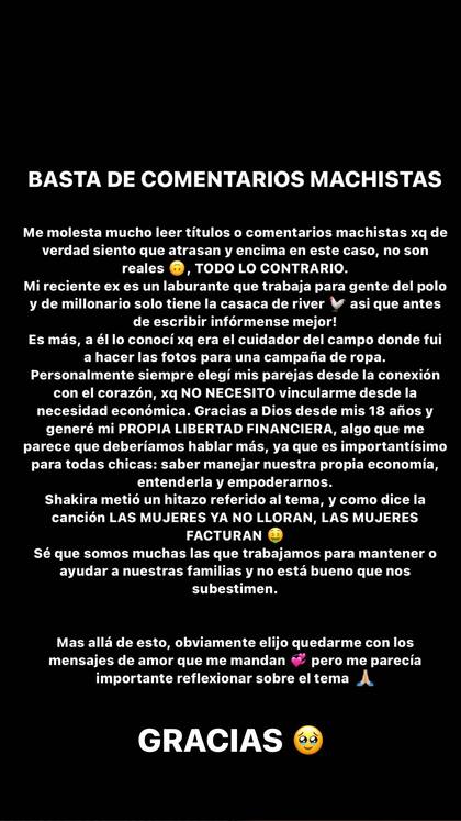 El descargo de Jujuy Jiménez contra los comentarios de odio que recibió