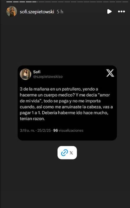 El descargo de la novia de Alan Sosa tras la denuncia por violencia de género