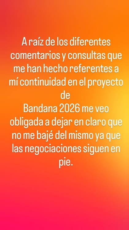 El descargo de Lissa Vera luego de los dichos de Virginia da Cunha