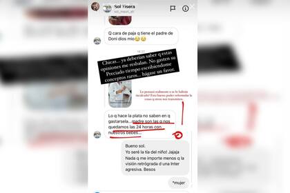El descargo de Marzol ante las críticas. Instagram @noeliamarzolok