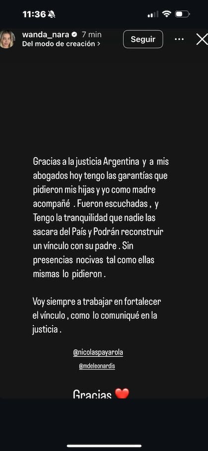 El descargo de Wanda Nara, tras el escándalo