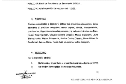 El descargo del apoderado de Tecnovax ante la sanción del Senasa al laboratorio