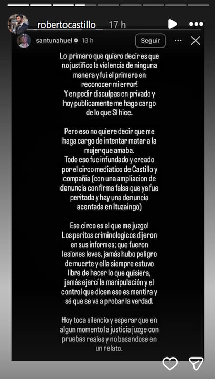 El descargo que hizo Santiago Martínez tras conocer la condena a 15 años de prisión