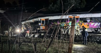 El descarrilamiento de un tren de la línea R4 de Rodalies, entre Gelida y Martorell, que se dirigía hacia Manresa, Barcelona, Cataluña
