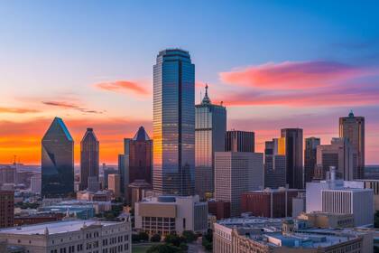 El descenso térmico más notorio en el centro de Texas ocurrirá el domingo, cuando las temperaturas máximas se ubicarán en torno a 70 °F (21 °C) y las mínimas caerán hasta 50 °F (10 °C) en las primeras horas de la mañana