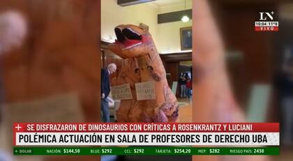 El desconcierto de Débora Plager por la aparición de "dinosaurios militantes" en la Facultad de Derecho