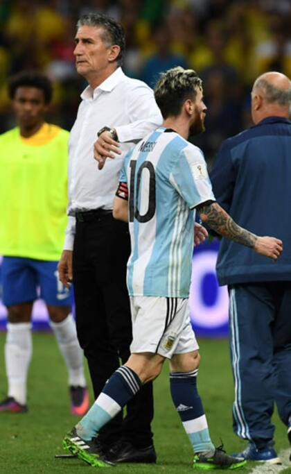 El desconsuelo de Messi