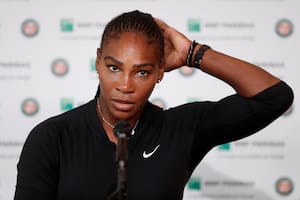 Roland Garros: Serena Williams se bajó por lesión y no hubo duelo con Sharapova