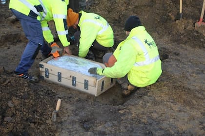El descubrimiento se logró durante una construcción