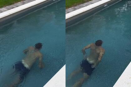 El descuido de Mateo Retegui en la pileta se llevó toda la atención