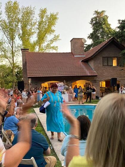 El desfile de By Lilitas, el emprendimiento textil de Elisa Carrió