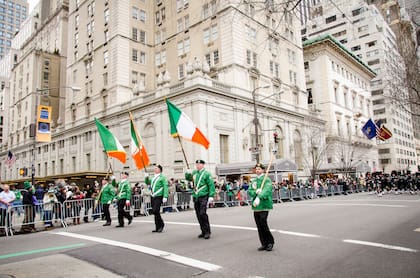 El desfile de Nueva York es uno de los eventos más icónicos en el Día de San Patricio