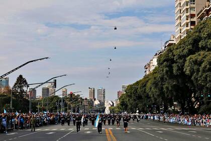Los helicópteros del Comando de Aviación del Ejercito