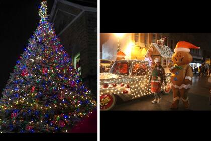 El desfile navideño es uno de los atractivos de Warresburg cada diciembre