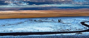 Cayó nieve en el desierto más seco del planeta