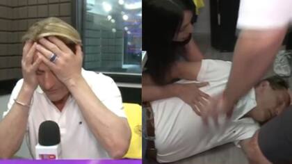 El desmayo de Daniel Gómez Rinaldi al aire