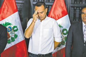 El destituido presidente de Perú, José Jerí