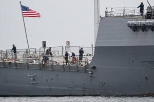 El destructor lleva el nombre del Contraalmirante William T. Sampson (Foto: AFP)