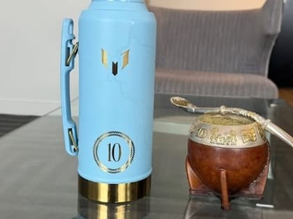 El detalle del kit matero de Lionel Messi