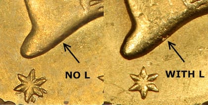 El detalle está en el anverso; aquellas piezas que no contengan la inicial del diseñador son las más relevantes