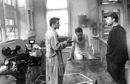 El detrás de escena con los protagonistas y el director David Fincher